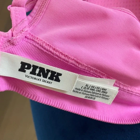 VS Pink Strappy Sports Bra XL - Picture 5 of 8